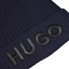 Winter hat Hugo Boss Knitted Beanie Cap Blue - 50495778-410