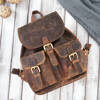 Women's leather backpack Paolo Peruzzi Vintage Retro - T-16-BR