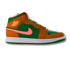 Air Jordan 1 Mid Se Wheat/Watermelon - DX4332-700