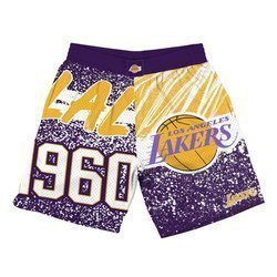 Mitchell & Ness NBA Los Angeles Lakers Shorts - SHORAJ19071-LALPURP