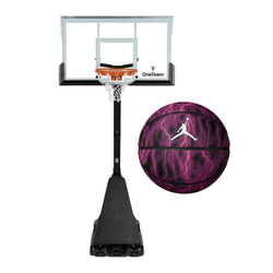 Set to Basketball Portable Stand OneTeam + Air Jordan Ultimate 8P Energy Ball
