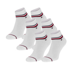 Tommy Hilfiger Men Iconic Quarter Socks 3-pack White 12 socks - 100001094-300