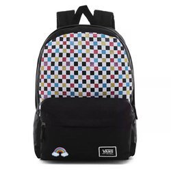 Vans Glitter Check Realm Rucksack Custom Rose - VN0A48HGUX9