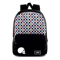 Vans Glitter Check Realm Rucksack Custom Skull - VN0A48HGUX9