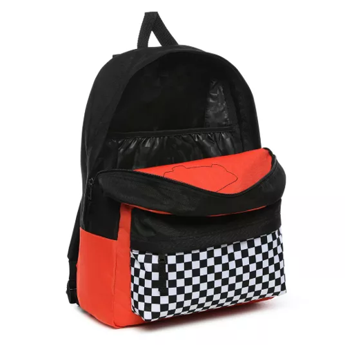  Vans Realm Paprika-Checkerboard Rucksack + Benched Bag + Pencil Pouch