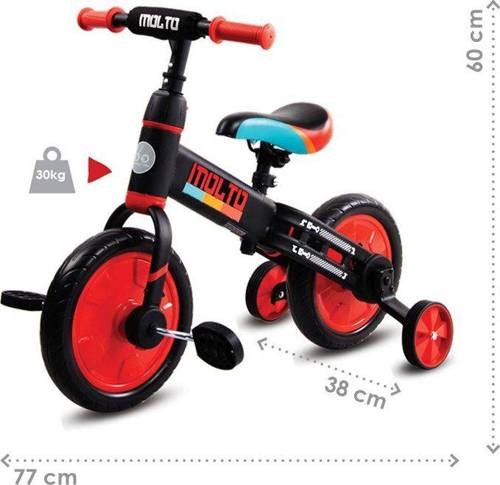 Balance bike Molto + pedals + wheels - J02.014.1.1