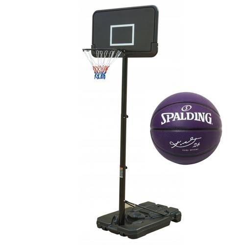 Basketball-Set Schwarz 305 cm + Spalding Kobe Bryant 24 NBA Lakers