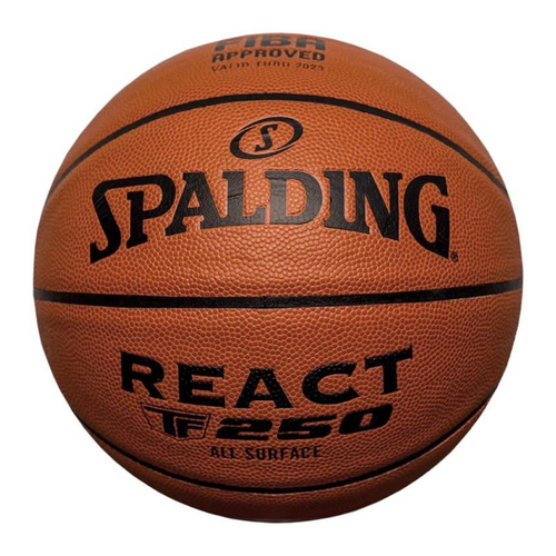 Basketball Spalding React TF-250 Logo Fiba Leather