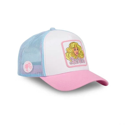 Capslab Barbie Trucker Snapback Cap Turquoise/White/Pink - CL/BA1/2/CT/BA17