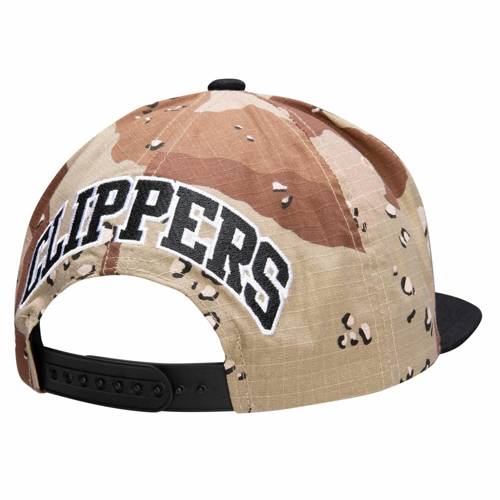 Mitchell & Ness NBA Los Angeles Clippers Choco Camo Snapback Cap - HHSS1101-LACYYPPPCAMO