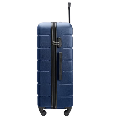 Mittelgroßer Reisekoffer PUCCINI Marineblau Räder 58 L - ABS024B-7A