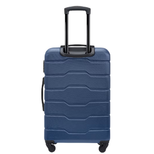 Mittelgroßer Reisekoffer PUCCINI Marineblau Räder 58 L - ABS024B-7A