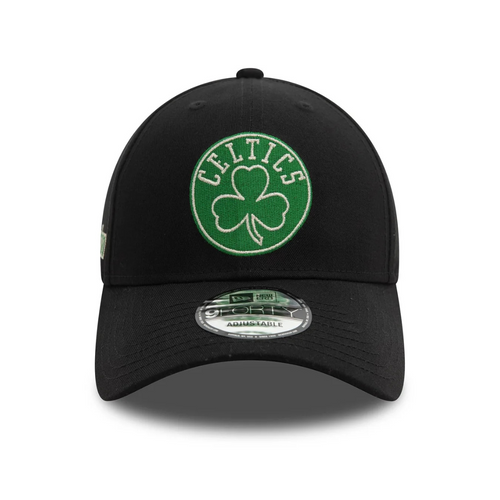 New Era 9FORTY NBA Boston Celtics Metallic Black Adjustable Cap - 60580840