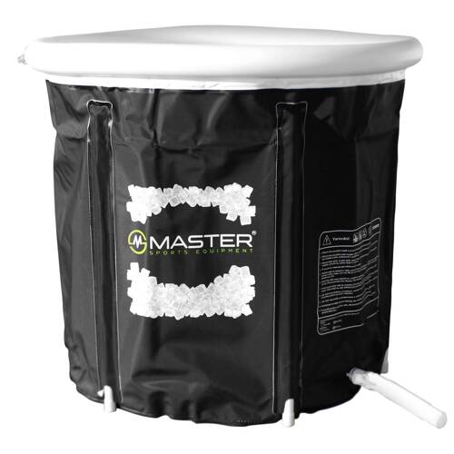 Swimming pool foldable ice bathtub 80 x 75 cm black Master Sports - MAS-B683