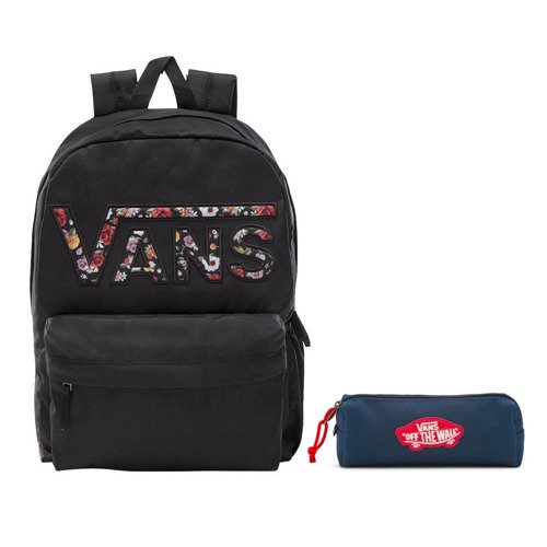 VANS Realm Flying Rucksack Blumen VN0A3UI8YGL 004 + Pencil Pouch