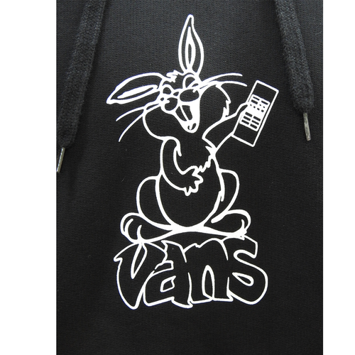 Vans Black Crazy Eddy 66 Loose Pullover Hoodie- VN000JE7BLK