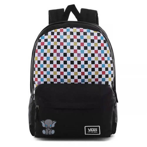 Vans Glitter Check Realm Rucksack Custom Rose - VN0A48HGUX9