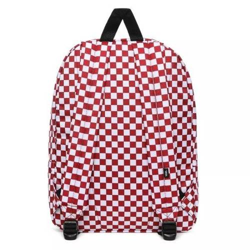 Vans Old Skool III Burgundy White Check Rucksack - VN0A3I6R9761