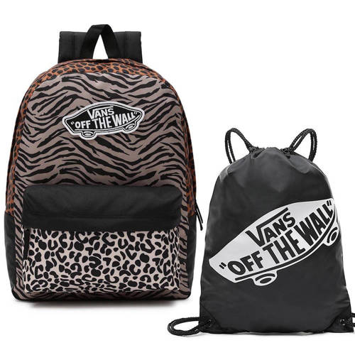 Vans Realm Backpack Animal Patterns + Benched Bag Rucksack