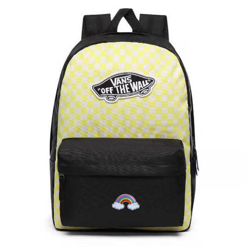 Vans Realm Lemon Tonic Checkerboard Rucksack Custom Rainbow VN0A3UI6VD7