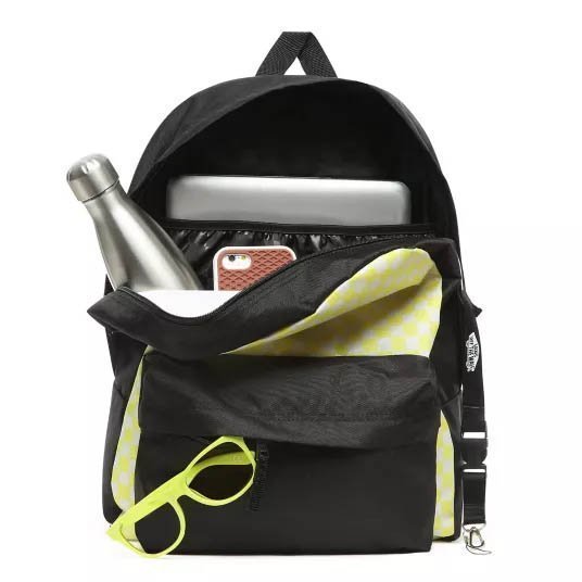 Vans Realm Lemon Tonic Checkerboard Rucksack + Pencil Pouch + Bag