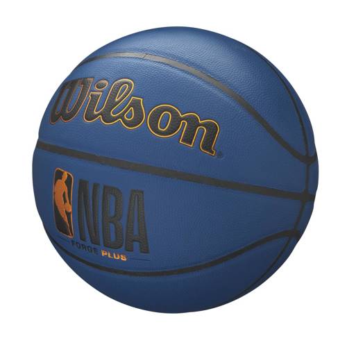 Wilson NBA FORGE Plus Navy Indoor / Outdoor Basketball + Ball Pump WILSON