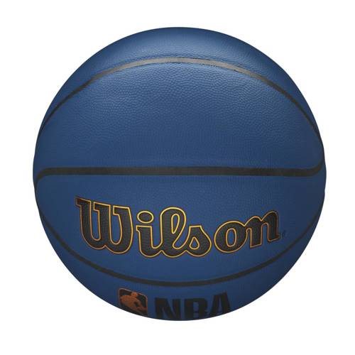 Wilson NBA FORGE Plus Navy Indoor / Outdoor Basketball + Ball Pump WILSON