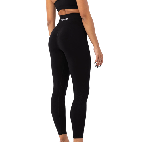 Women's sports leggings Push up high-waisted  black Carpatree Blaze  - C-BSC