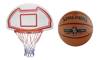 Basketball Backboard MASTER 90 x 60 cm + Spalding NBA Platinium