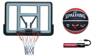 Basketball set Spartan Wall Mounted Backboard + Spalding Ball + pump