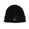 Black winter hat unisex Air Jordan Beanie Cuffed - 9A0063-023