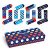 Happy Socks Navy 4-pak - XNAV09-6400