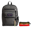 JanSport Big Student Backpack 34L Graphite Grey + Vans Pencil box