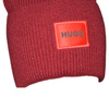 Logo label beanie Winter hat Hugo Boss Dark Red - 50496011-604