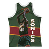 Mitchell & Ness NBA Seattle Supersonics Shawn Kemp Sublimated Player Tank