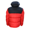 Puffer winter coat water repellent with stand collar red black Hugo Boss - 50496235-693