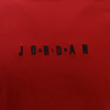 T-shirt Air Jordan Jumpman Embroidered Air Crew Red/Black - DM3182-689