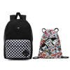 VANS New Skool Checkerboard Rucksack  -VN0002TL2OB + Benched Bag