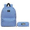 Vans Old Skool III Victoria Blue Check Rucksack + Pencil Pouch