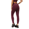 Women's seamless burgundy sport leggings Carpatree Allure - CP-ASL-SP