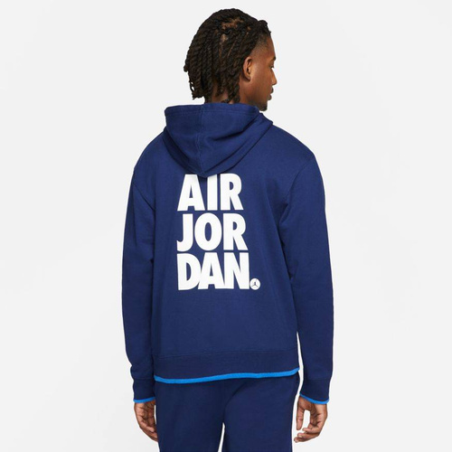 Bluza z kapturem Air Jordan Jumpman Classics niebieska - CV2244-492