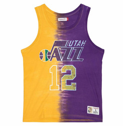 Koszulka Mitchell & Ness NBA Utah Jazz John Stockton Tie Dye Cotton Tank - TTNK3206-UJAYYJSTYWPR