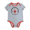 Body dla niemowląt  dziecięce Nike NBA Chicago Bulls 3PAK - EZ2N1BBMK-BUL