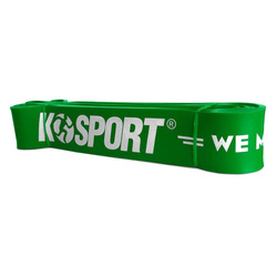 Guma treningowa do ćwiczeń Power Band zielona 23 - 57 kg K-SPORT - PB36