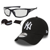 Zestaw okulary przeciwsłoneczne Arctica + Czapka z daszkiem New Era NY czarna
