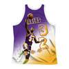 Mitchell & Ness NBA Behind The Back Tank Los Angeles Lakers - Magic Johnson - MSTKMI19002-LALWHITEJH