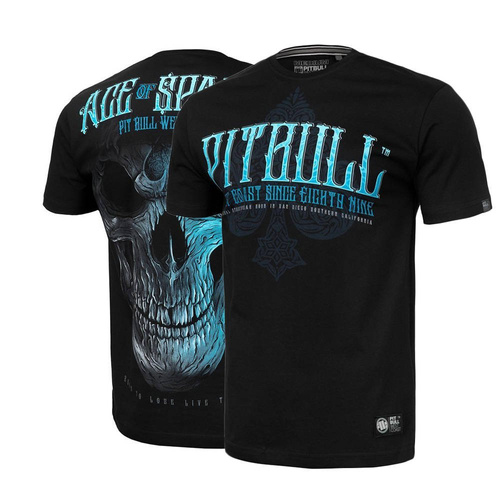 Pit Bull West Coast Blue Skull T-Shirt - 2190389000