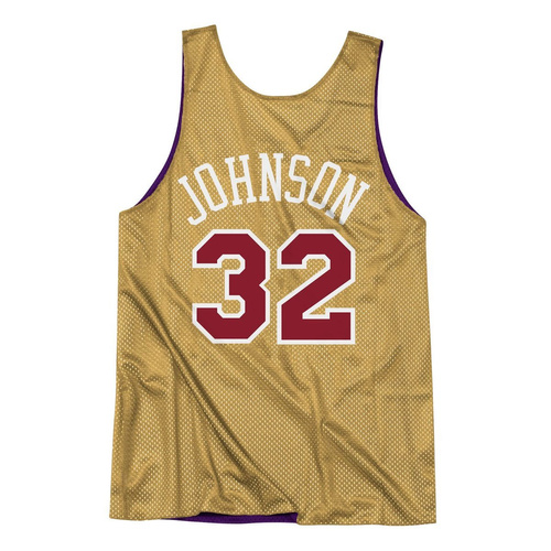Mitchell & Ness Reversible Mesh Tank Lakers 92 Magic Johnson