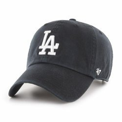 Czapka z daszkiem 47 Brand MLB Los Angeles Dodgers Clean Up Black - B-RGW12GWS-BKJ