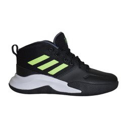 Dziecięce buty do koszykówki Adidas Ownthegame Kids Wide Cblack/Hireye/Onix - EF0308